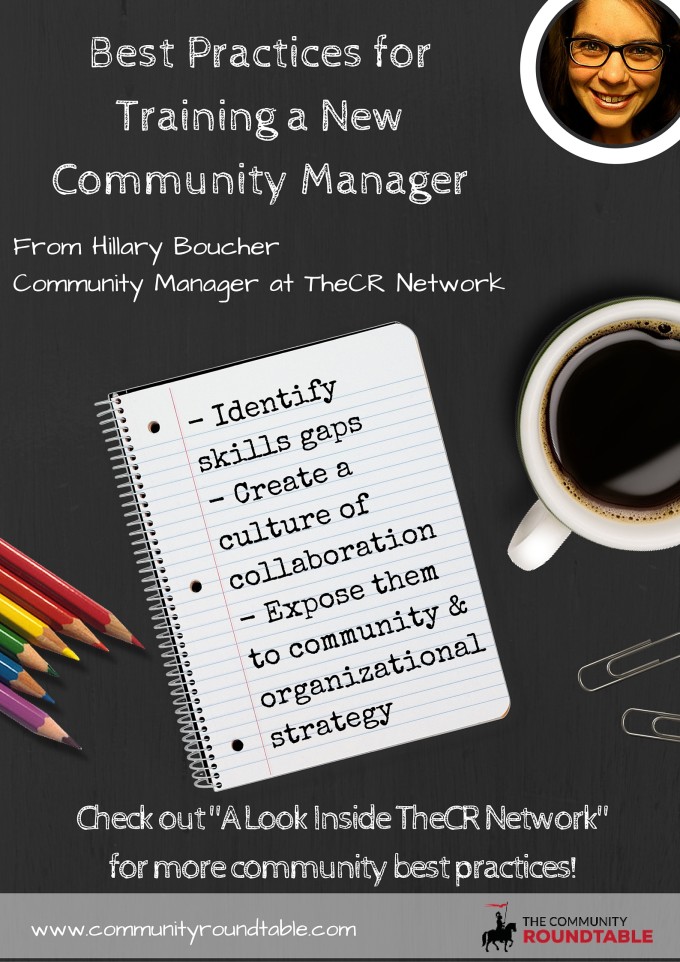 Best Practices for Training a new community manager