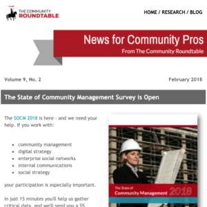 TheCR News: Community Survey, Working Out Loud and Gamification Strategies from EA