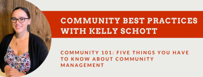 five things you need to know about community management