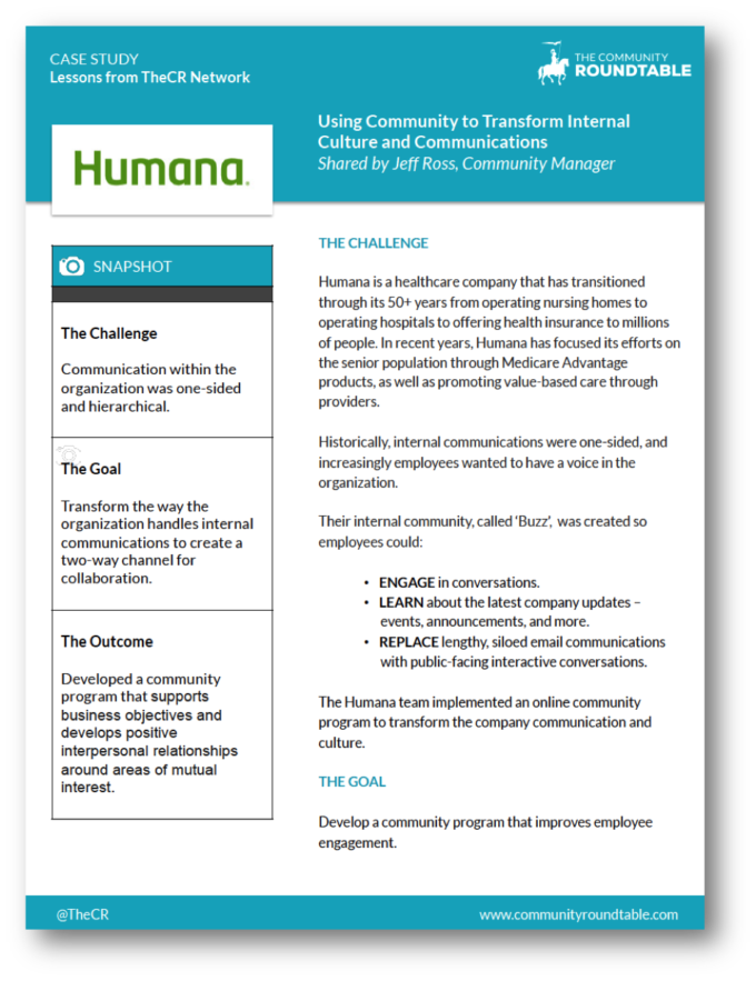 Humana online case study