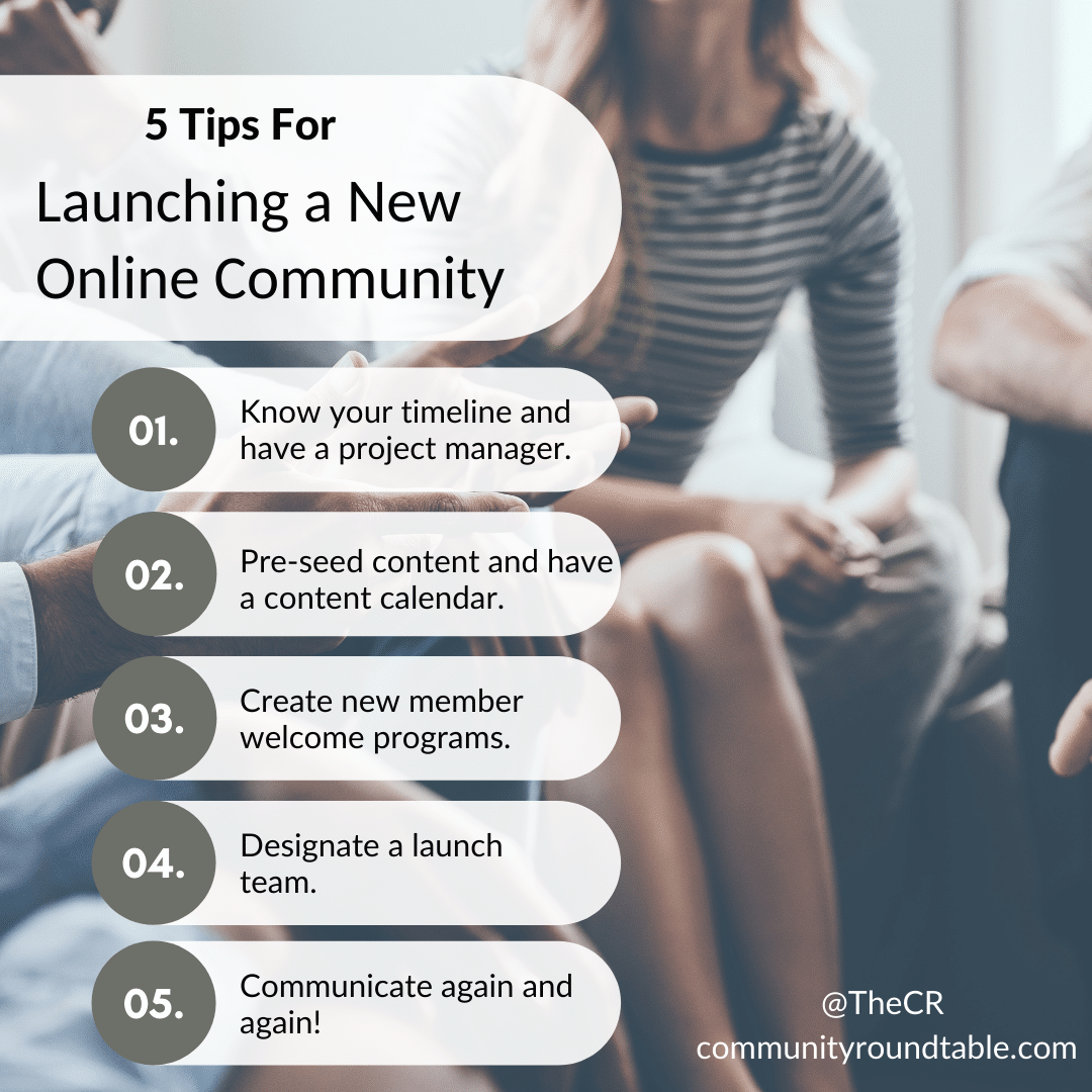 How to launch an online community