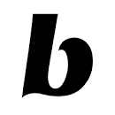 A lowercase stylized b