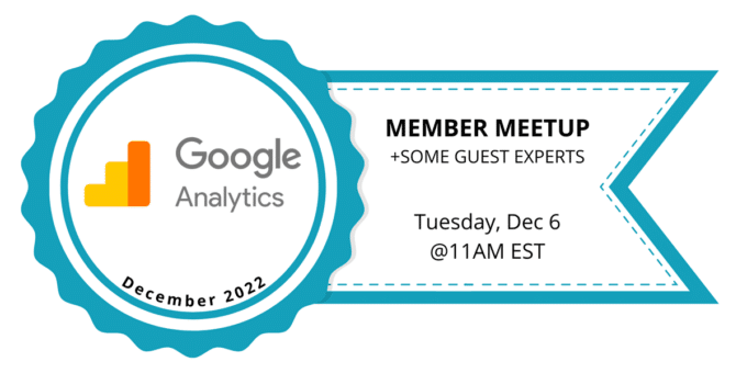 Events for Community Managers - Google Analytics