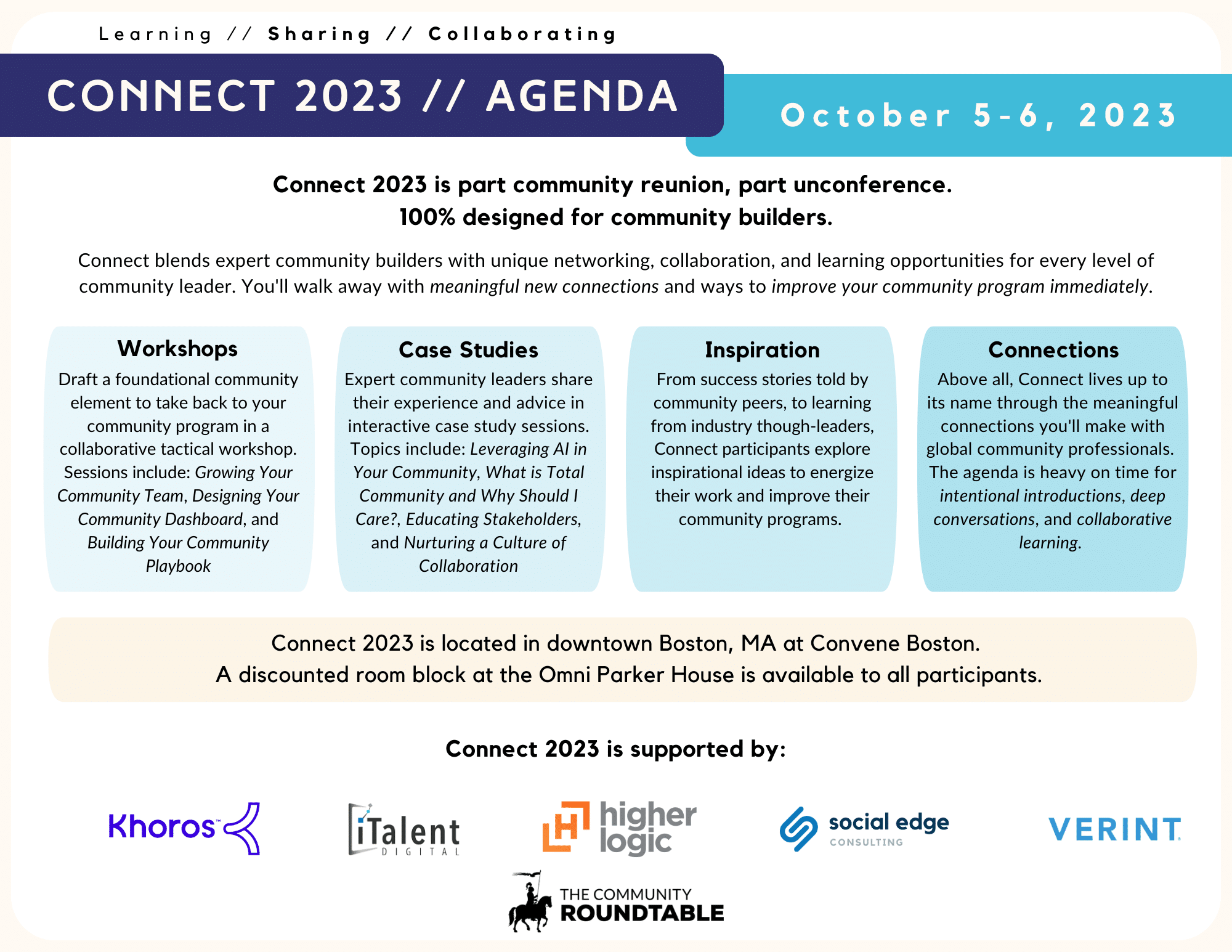 Connect 2023 Agenda
