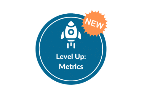 Quick Learn - Level Up Metrics Icon - Community Manager Training Courses Online